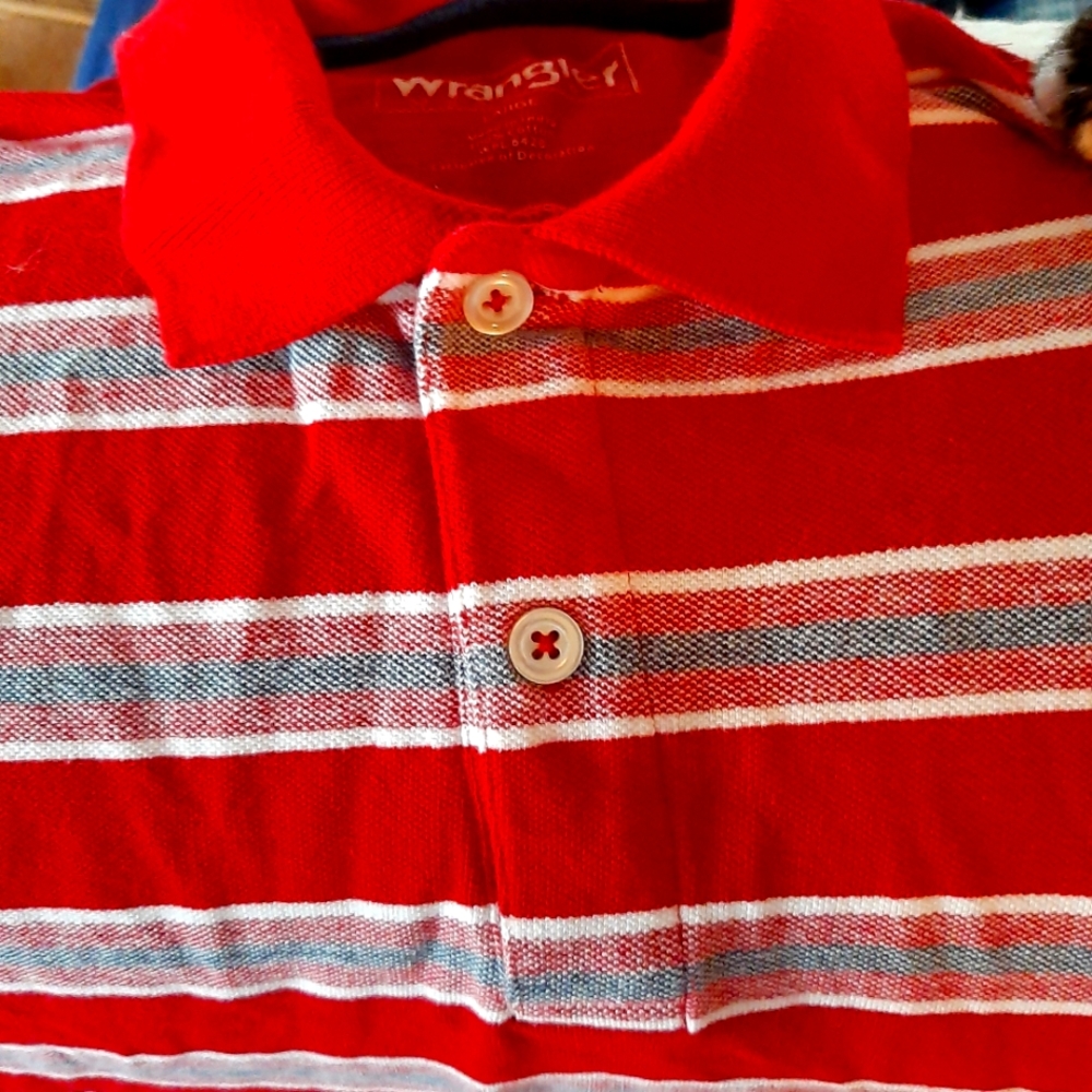 Wrangler mens large knit shirt